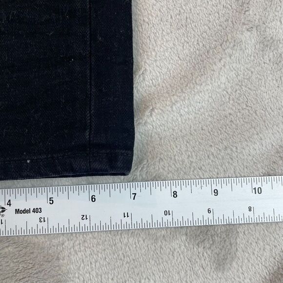 Purple Brand Jeans Men 34x33 P005 Black Slim Fit Button Fly Designer Stright Fit - Picture 14 of 15